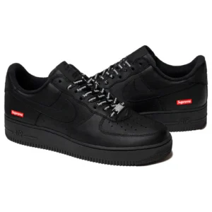 Nike Air Force 1 Low Supreme Black - Image 2