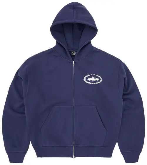 Corteiz Superior Royale Zip Hoodie Navy