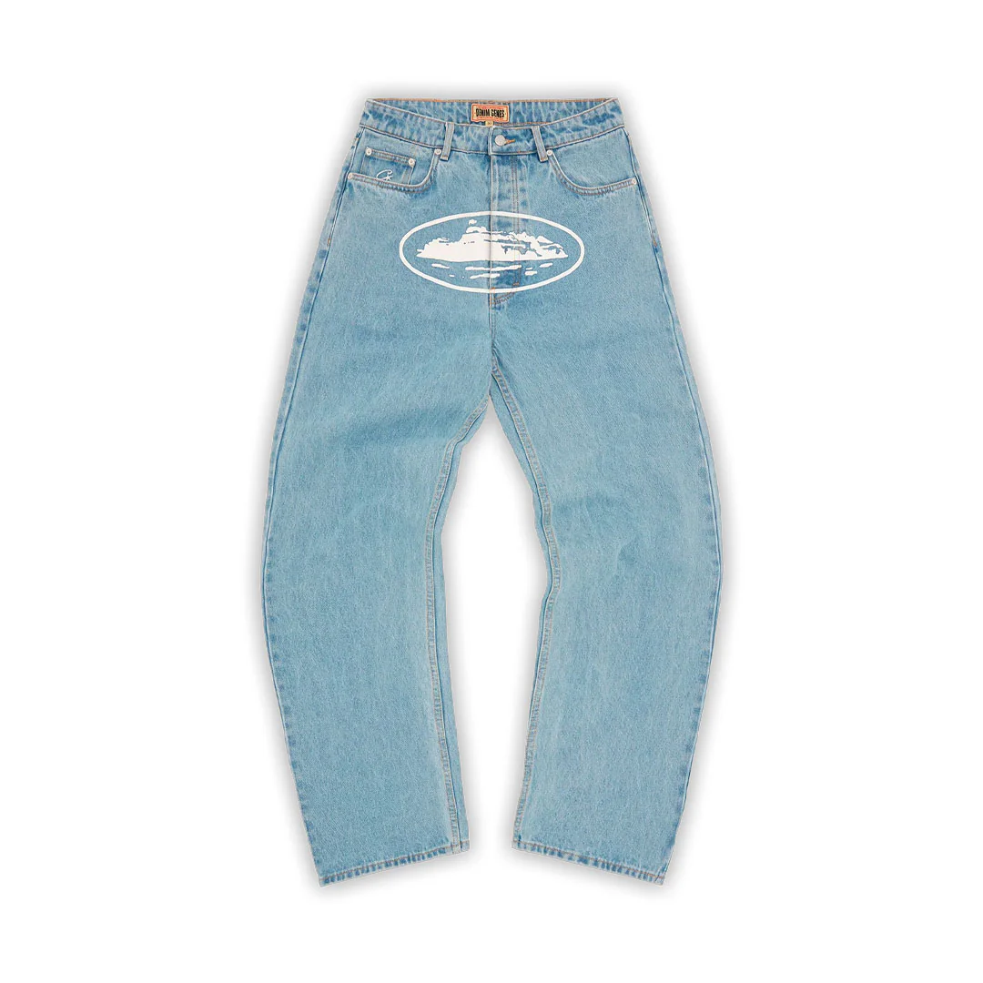 Corteiz Island Baggy Jeans Stonewash